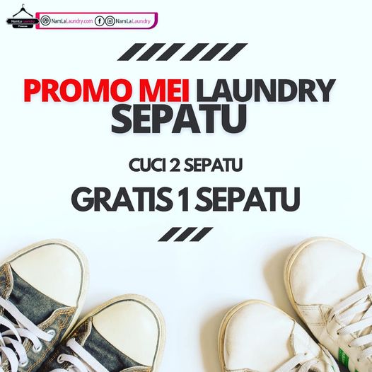 PROMO LAUNDRY SEPATU MEI